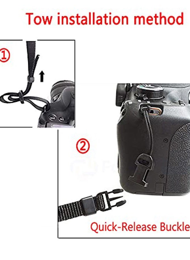 Eorefo Camera Strap Vintage Camera Neck Strap for Mirrorless and DSLR Camera,Black. - Image 5